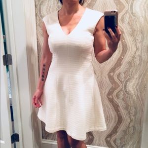New size 2 cream Rebecca Taylor white dress